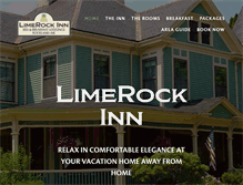 Tablet Screenshot of limerockinn.com